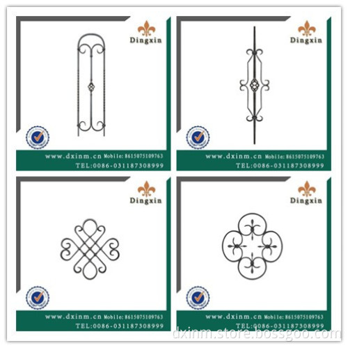 2016 High Quality Wrought Iron Ornaments for Fence